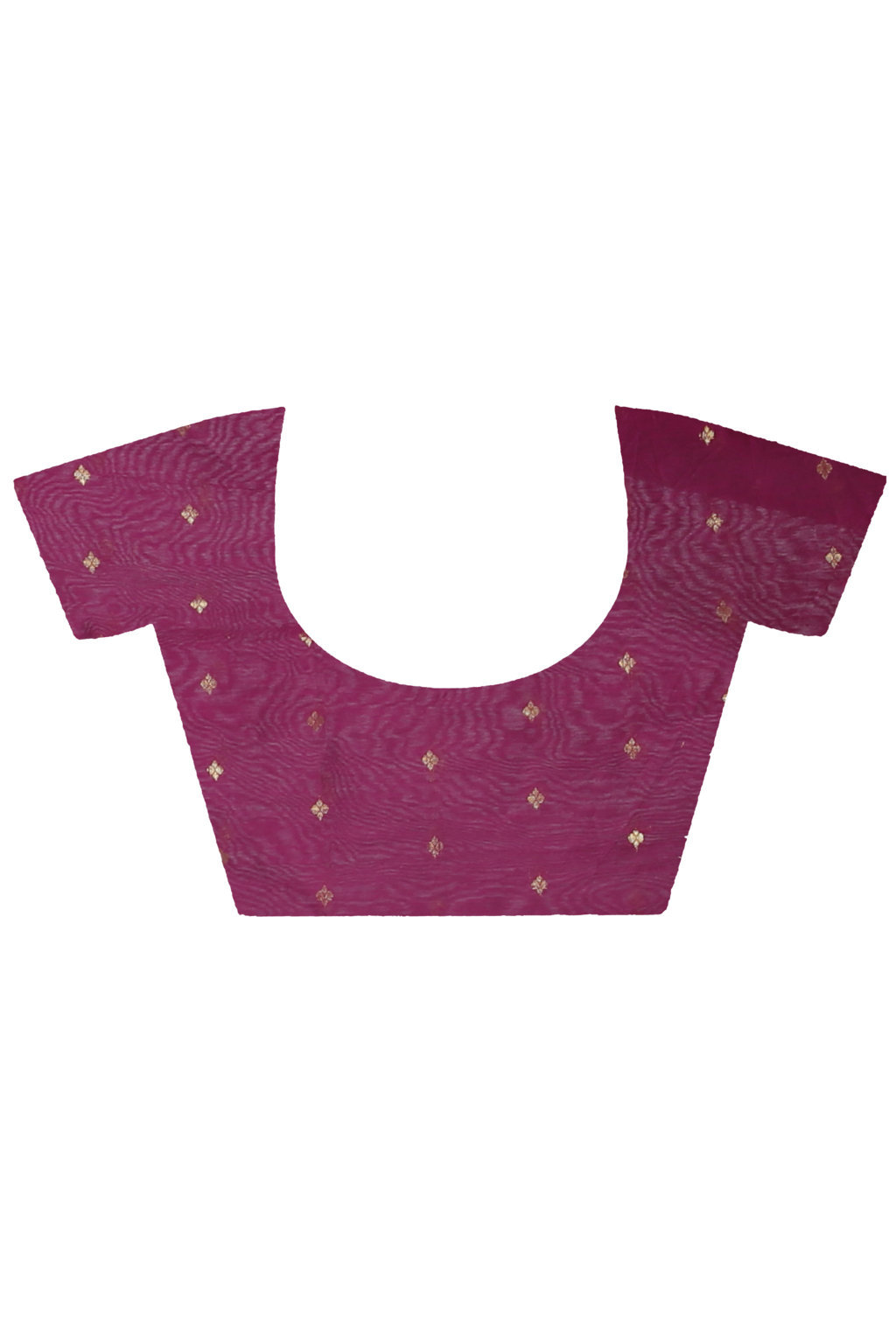 Maroon Blended Cotton Turik Hand Loom Saree (1252)